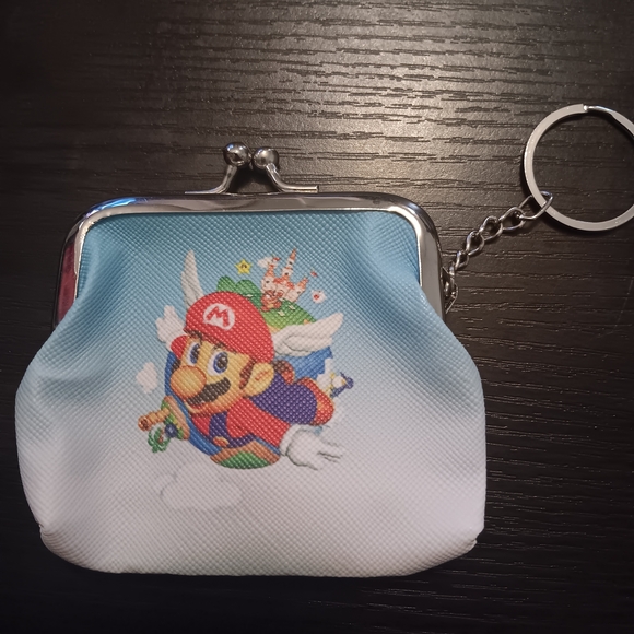 Nintendo Handbags - Super Mario Coin Purse with Keychain (NWOT)